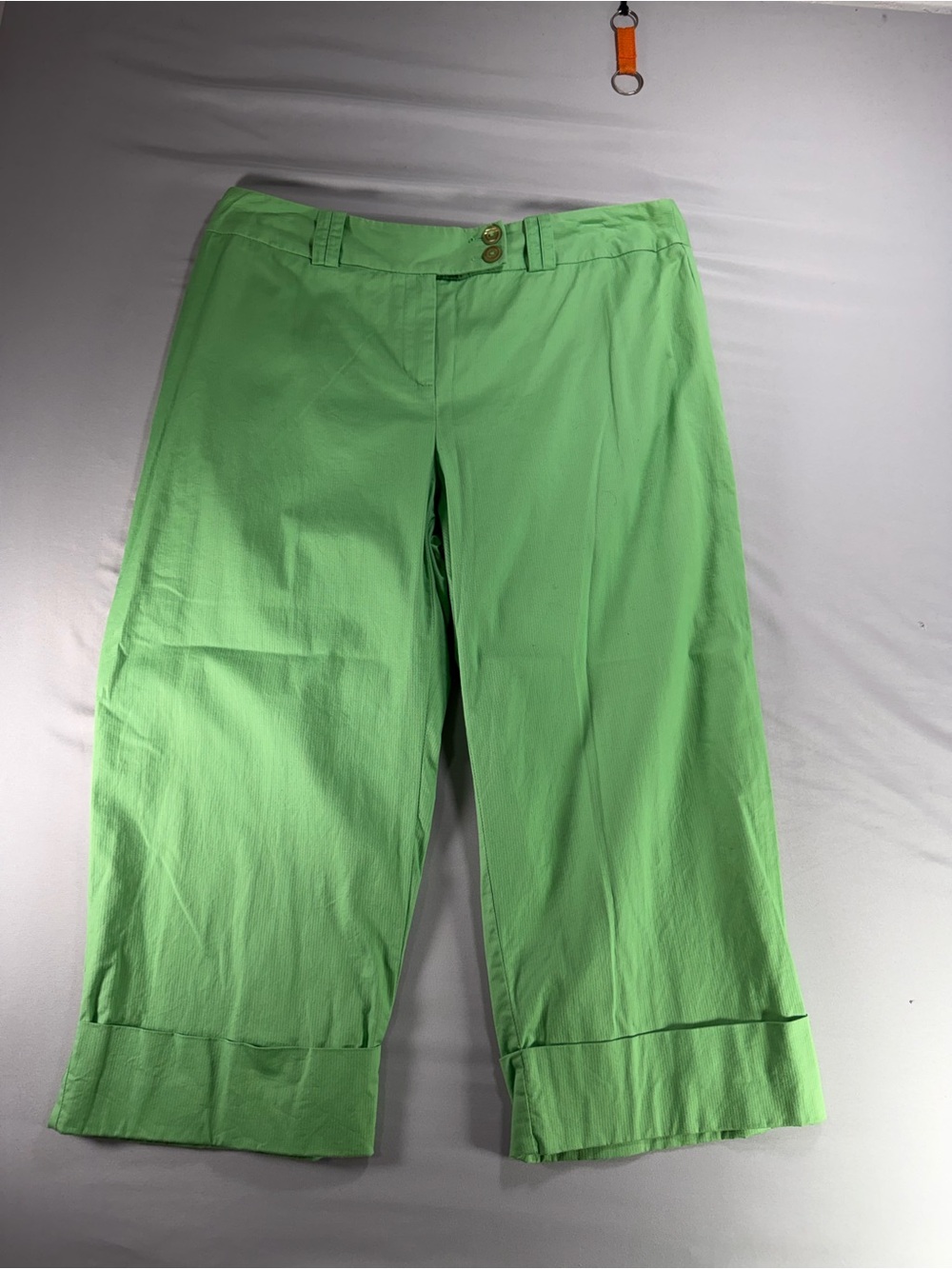 Norton McNaughton Size 14 Capri Pants Women Cropped Wide Leg Casual Cuffed #963